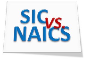 SIC vs. naics. Image is linked. 