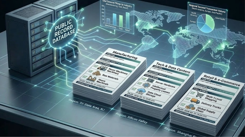 Public record database with industry insights